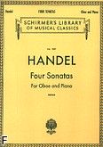 Okadka: Hndel George Friedrich, 4 sonaty na obj i fortepian