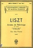 Okładka: Liszt Franz, Annee De Pelerinage - Book 2: 'Italie'