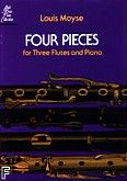 Okadka: Moyse Louis, Four Pieces For Three Flutes And Piano