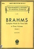 Okładka: Brahms Johannes, Komplet dzieł na fortepian w trzech częściach, z. 2