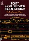 Okadka: Moyse Louis, Forty Short Duets For Beginner Flutists
