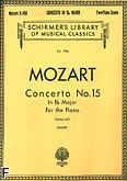 Okadka: Mozart Wolfgang Amadeusz, Koncert fortepianowy nr 15, B-dur, K. 450