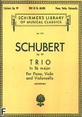 Okadka: Schubert Franz, Trio in Bb major Op. 99