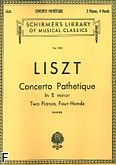 Okadka: Liszt Franz, Koncert fortepianowy 