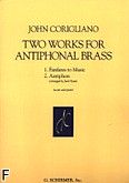 Okładka: Corigliano John, Two Works For Antiphonal Brass (partytura+głosy)
