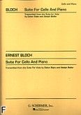 Okadka: Bloch Ernest, Suita na wiolonczel i fortepian