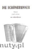 Okadka: Lanner J., Die Schnbrunner - walc na akordeon