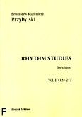 Okadka: Przybylski Bronisaw Kazimierz, Rhythm studies for piano Vol. 2 (13-24)