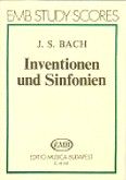 Okadka: Bach Johan Sebastian, Invention und Sinfonien