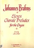 Okadka: Brahms Johannes, 11 choraw i preludiw na organy op. 122