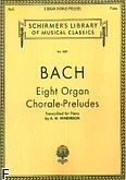 Okadka: Bach Johann Sebastian, 8 organowych choraw-preludiw