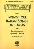 Okładka: , 24  włoskie pieśni i arie na głos średni lub wysoki