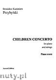 Okadka: Przybylski Bronisaw Kazimierz, Children Concerto na dwa fortepiany