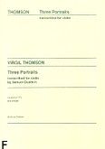 Okadka: Thomson Virgil, Three Portraits