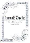Okładka: Żarejko Romuald, Hej, w dzień narodzenia na 3 skrzypiec (partytura)