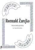 Okadka: arejko Romuald, Pastoraka polska na 3 skrzypiec (partytura + gosy)