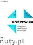 Okadka: Koszewski Andrzej, Trzy sonatiny