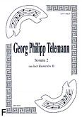 Okadka: Telemann Georg Philipp, Sonata 2 na duet Cl-Cl