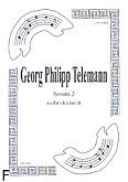 Okadka: Telemann Georg Philipp, Sonata 2 na flet i klarnet B