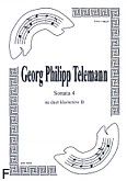 Okadka: Telemann Georg Philipp, Sonata 4 na duet Cl-Cl