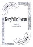 Okadka: Telemann Georg Philipp, Sonata 4 na flet i klarnet B