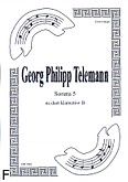 Okadka: Telemann Georg Philipp, Sonata 5 na duet Cl-Cl