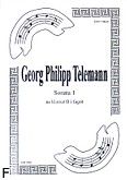 Okadka: Telemann Georg Philipp, Sonata 1 na duet Cl.-Fg