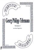 Okadka: Telemann Georg Philipp, Sonata 1 na duet Fg-Fg