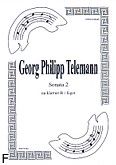 Okadka: Telemann Georg Philipp, Sonata 2 na duet Cl.-Fg
