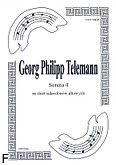 Okadka: Telemann Georg Philipp, Sonata 4 na duet saksofonw altowych