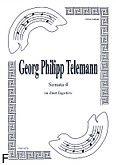 Okadka: Telemann Georg Philipp, Sonata 4 na duet Fg-Fg