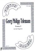 Okadka: Telemann Georg Philipp, Sonata 5 na duet Fg-Fg