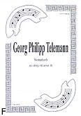 Okadka: Telemann Georg Philipp, Sonata 6 na obj i klarnet B
