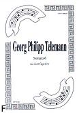 Okadka: Telemann Georg Philipp, Sonata 6 na duet Fg-Fg