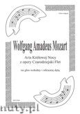 Okładka: Mozart Wolfgang Amadeusz, Aria Królowej Nocy z operetki Czarodziejski Flet na orkiestrę dętą (partytura) ar. Janiszewski Wacław