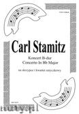 Okadka: Stamitz Carl, Koncert B-dur na skrzypce i kwartet smyczkowy (partytura + gosy)