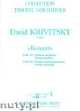 Okadka: Krivitsky David, Konzert (partytura + gosy)