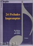 Okadka: Chopin Fryderyk, 24 Prludes, Impromptus - piano