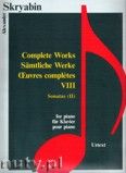 Okadka: Skriabin Aleksander, Complete Works 8, Sonatas 2 - piano