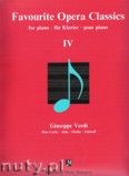 Okadka: Verdi Giuseppe, Favourite Opera Classics 4 for piano