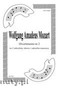 Okładka: Mozart Wolfgang Amadeusz, Divertimento nr 2 (partytura + głosy)