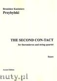 Okadka: Przybylski Bronisaw Kazimierz, The second con-tact for thereminvox and string quartet (score + parts)
