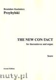 Okadka: Przybylski Bronisaw Kazimierz, The new con-tact for thereminvox and organ (score + parts)