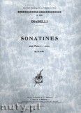 Okadka: Diabelli Anton, Sonatines, Op. 151 et 168 pour Piano