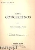 Okadka: Bazelaire Paul, Concertino No. 1, op. 126 pour Violoncelle et Piano