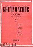 Okadka: Grtzmacher Friedrich, 24 Studi, Op. 38, Book 1