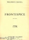 Okadka: Ravel Maurice, Frontispice (2 Pianos)