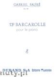 Okładka: Fauré Gabriel, Barcarolle No. 13, Op. 116