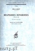 Okadka: Liszt Franz, Rhapsodies Hongroises, Vol. 5 Piano (Nos. 13-15)