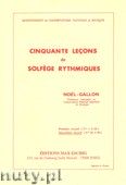 Okadka: Gallon, 50 Leons De Solfge Rythmiques, Vol. 2